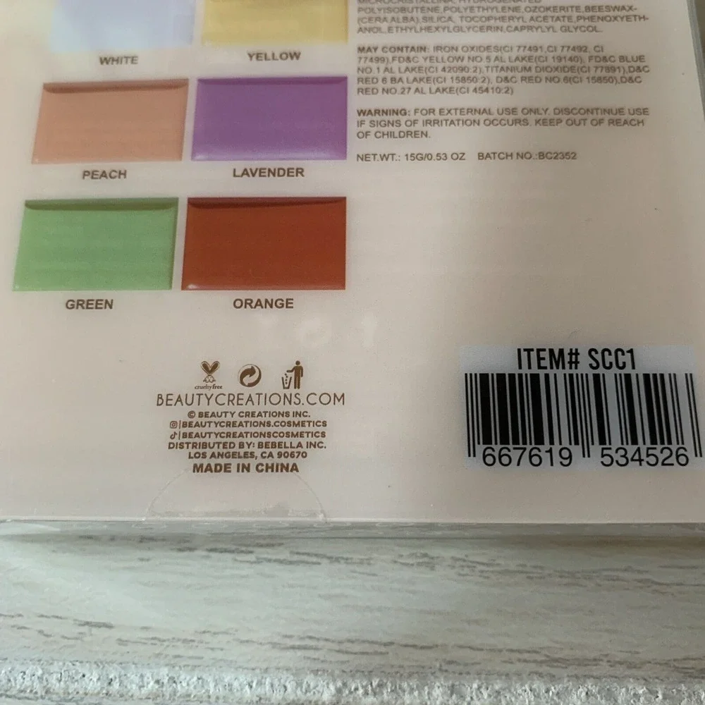 Beauty Creations Snatchural Cream‎ Blend Highlight & Contour Palette - Camo SCC1 - Picture 4 of 6